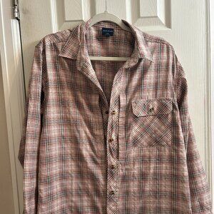 SOLD Propper Tactical Covert Button-Up Long Sleeve Shirt Hidden Closure Red